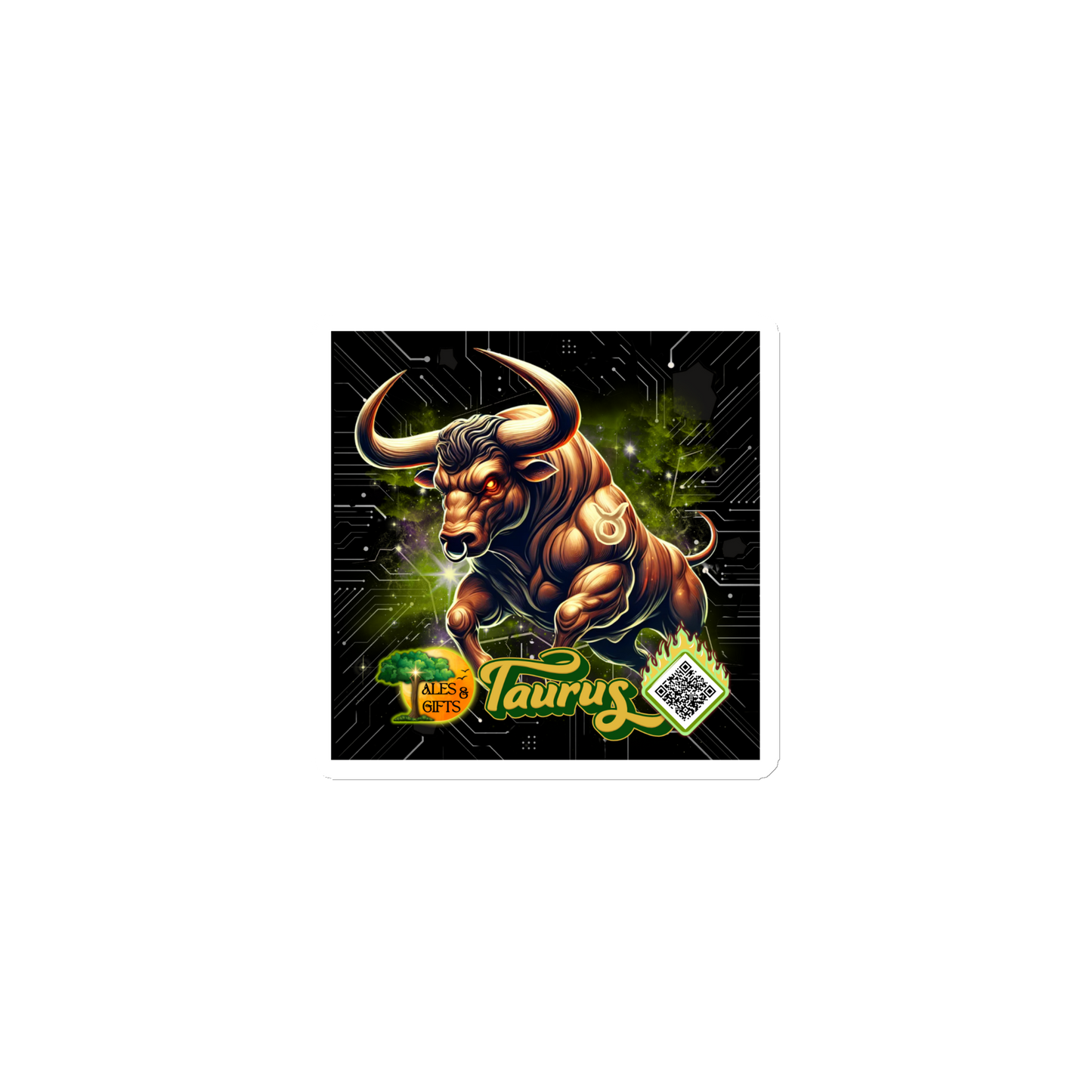 Taurus Fridge Magnet (4 pieces)