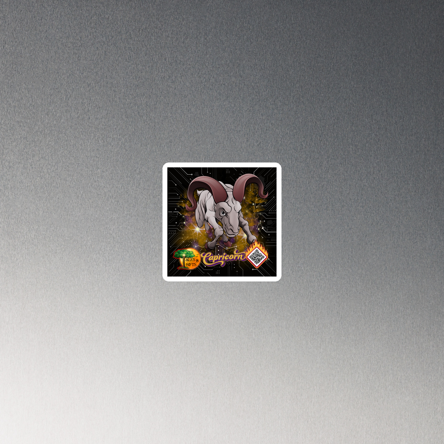 Capricorn Fridge Magnet (4 pieces)