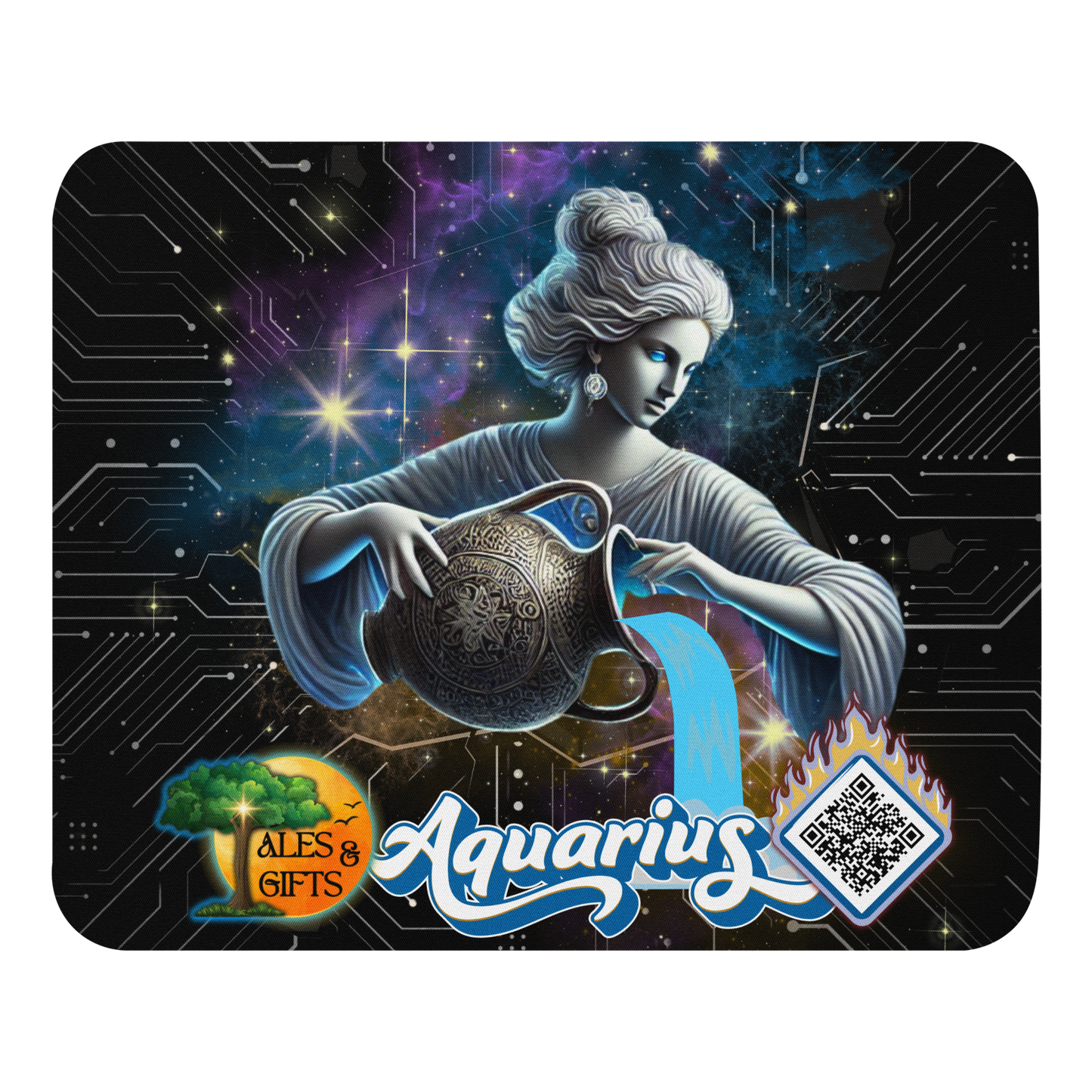 Aquarius Mouse Pad