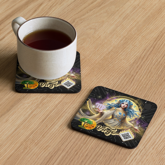 Virgo Cork-back Coaster (4 pieces)