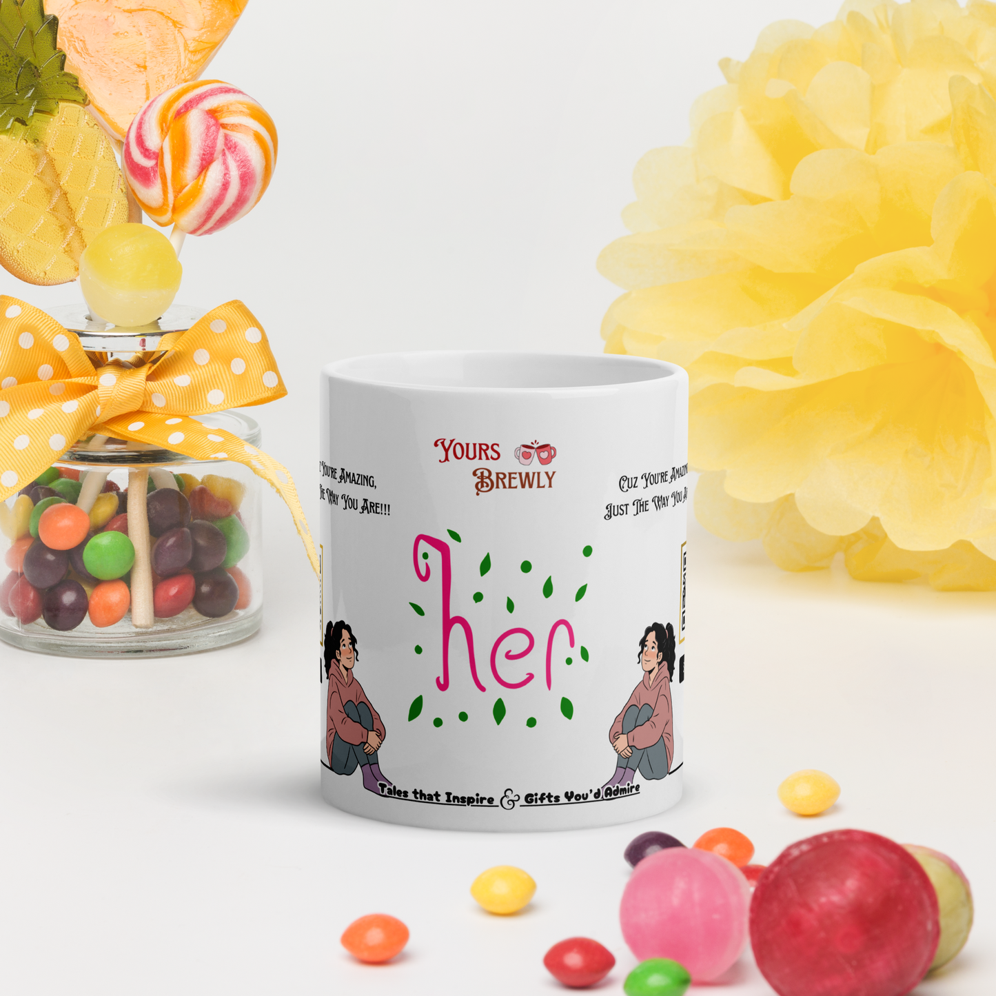 HIS and HERS Personalized Valentines Day Mugs