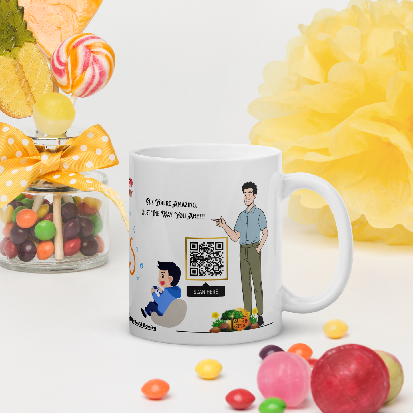 HIS and HERS Personalized Valentines Day Mugs